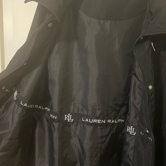 Ralph Lauren Black Womens Raincoat/Winbreaker XL - Picture 6 of 6